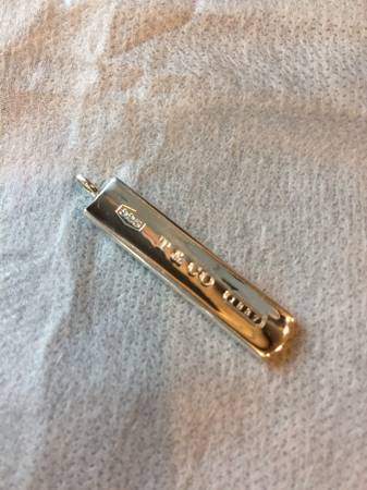 Tiffany & Co. Sterling Silver 1835 Pendant - Pre-owned 9.8/10