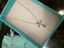 Load image into Gallery viewer, Tiffany &amp; Co. Small Cross Necklace - Pre-owned 9/10